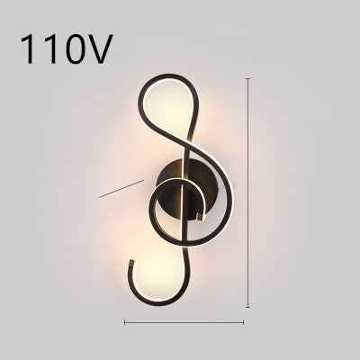 applique murale à LED minimaliste lampe de chevet pour chambre à coucher