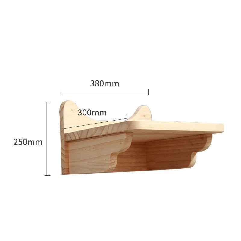 Mur d'escalade en bois massif pour chat et animal de compagnie, plateforme suspendue, échelle, accessoires pour animaux de compagnie