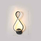 applique murale à LED minimaliste lampe de chevet pour chambre à coucher