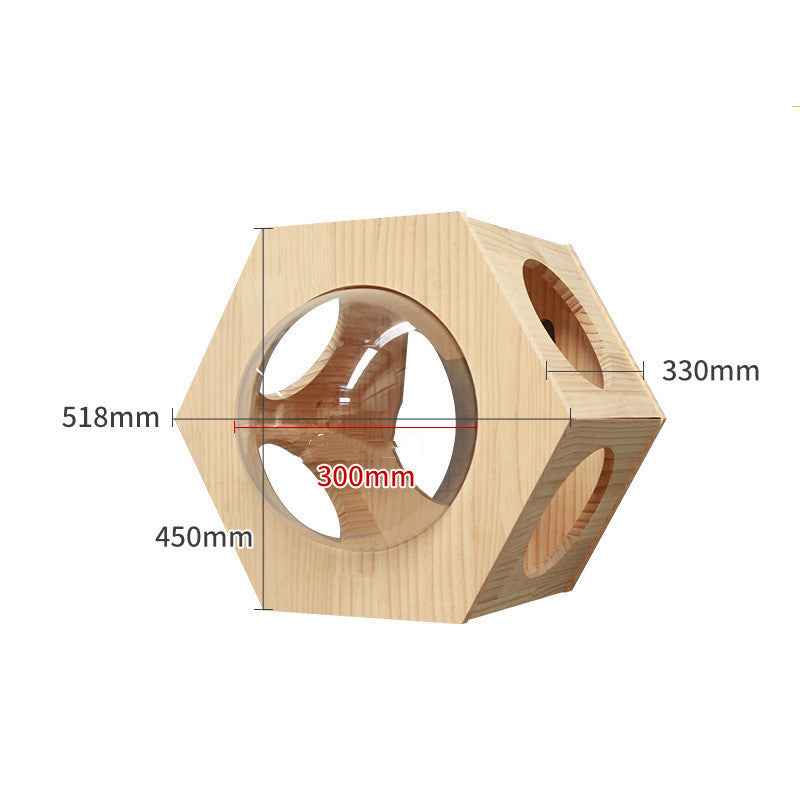 Mur d'escalade en bois massif pour chat et animal de compagnie, plateforme suspendue, échelle, accessoires pour animaux de compagnie