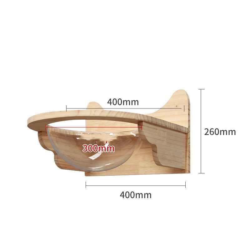 Mur d'escalade en bois massif pour chat et animal de compagnie, plateforme suspendue, échelle, accessoires pour animaux de compagnie