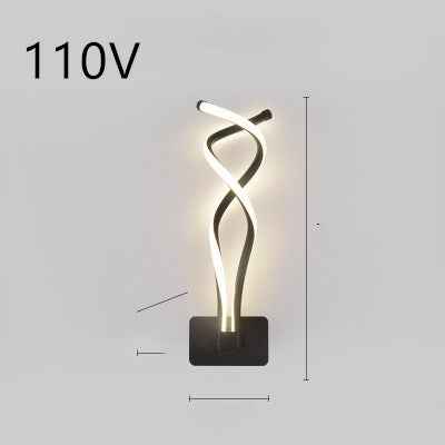 applique murale à LED minimaliste lampe de chevet pour chambre à coucher