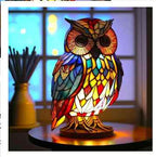 3D Colored Animal Light Desk Lamp Animal Series Decorative Night Light Animal Elephant Owl Cat Vintage Table Lamp Home Decoration