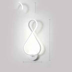 applique murale à LED minimaliste lampe de chevet pour chambre à coucher
