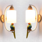 Applique murale en bois - Lampe de chevet en bois massif, minimaliste et créative pour salon, chambre, mur et escalier - Tendance cosy