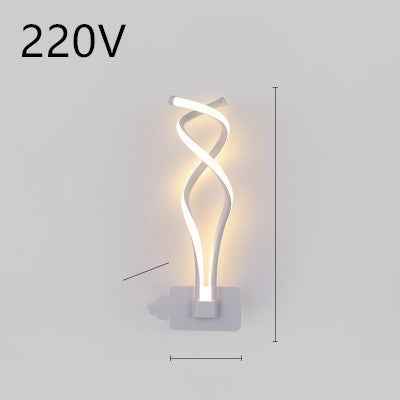 applique murale à LED minimaliste lampe de chevet pour chambre à coucher