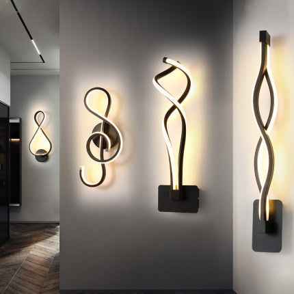 applique murale à LED minimaliste lampe de chevet pour chambre à coucher