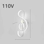 applique murale à LED minimaliste lampe de chevet pour chambre à coucher