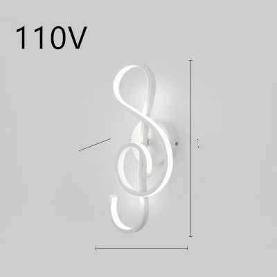 applique murale à LED minimaliste lampe de chevet pour chambre à coucher