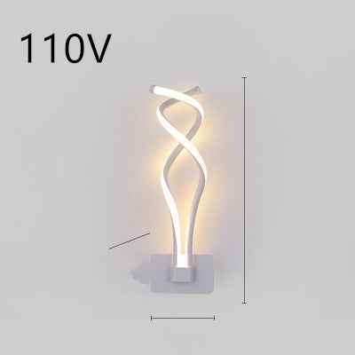 applique murale à LED minimaliste lampe de chevet pour chambre à coucher