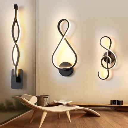 applique murale à LED minimaliste lampe de chevet pour chambre à coucher