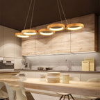 Suspension Forme Cercle en Bois Massif - Tendance cosy