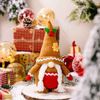 Décoration de Noël en tissu, poupée sans visage