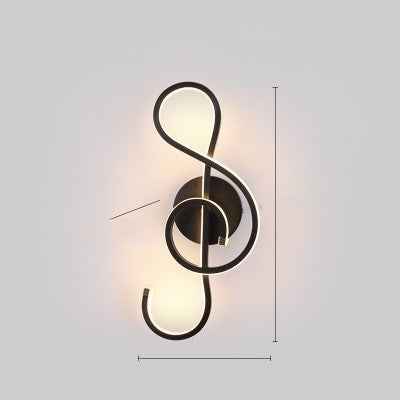 applique murale à LED minimaliste lampe de chevet pour chambre à coucher