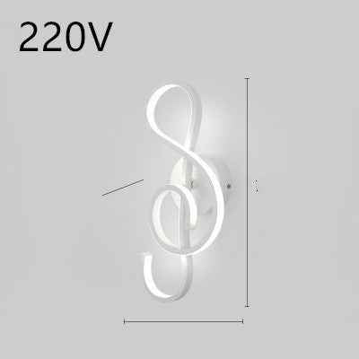applique murale à LED minimaliste lampe de chevet pour chambre à coucher
