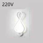 applique murale à LED minimaliste lampe de chevet pour chambre à coucher
