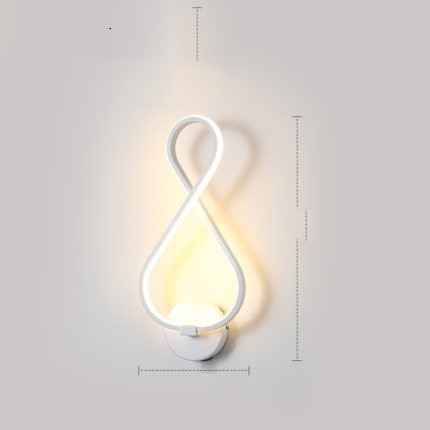 applique murale à LED minimaliste lampe de chevet pour chambre à coucher