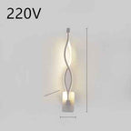 applique murale à LED minimaliste lampe de chevet pour chambre à coucher