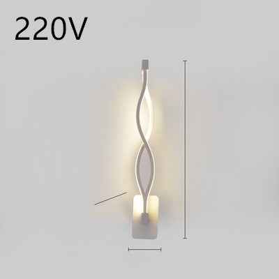 applique murale à LED minimaliste lampe de chevet pour chambre à coucher