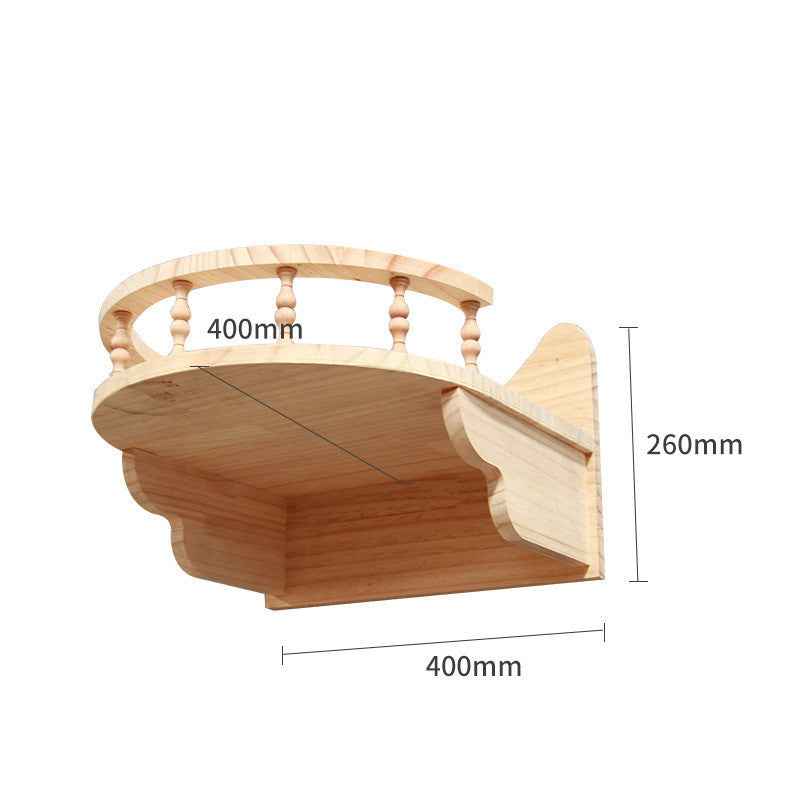Mur d'escalade en bois massif pour chat et animal de compagnie, plateforme suspendue, échelle, accessoires pour animaux de compagnie
