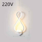 applique murale à LED minimaliste lampe de chevet pour chambre à coucher