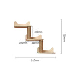 Mur d'escalade en bois massif pour chat et animal de compagnie, plateforme suspendue, échelle, accessoires pour animaux de compagnie