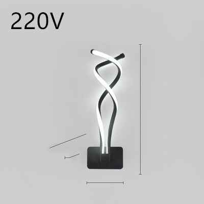 applique murale à LED minimaliste lampe de chevet pour chambre à coucher