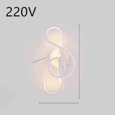 applique murale à LED minimaliste lampe de chevet pour chambre à coucher