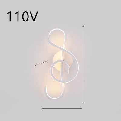 applique murale à LED minimaliste lampe de chevet pour chambre à coucher