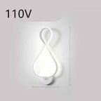 applique murale à LED minimaliste lampe de chevet pour chambre à coucher