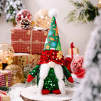 Décoration de Noël en tissu, poupée sans visage