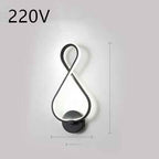 applique murale à LED minimaliste lampe de chevet pour chambre à coucher