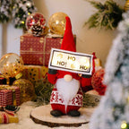 Décoration de Noël en tissu, poupée sans visage